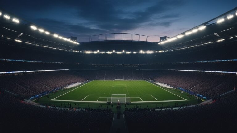 Toàn cảnh sân vận động World Cup nhìn từ trên cao